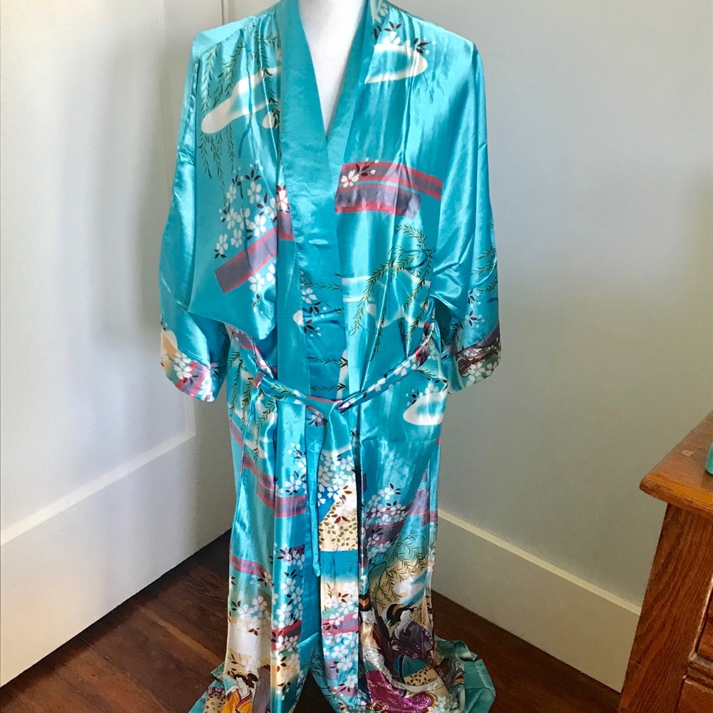 Vintage Kimono Style Robe